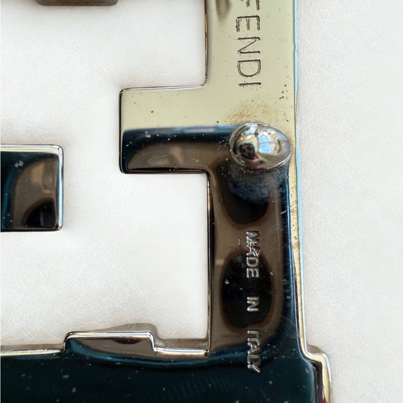 FENDI Certified Auth Zucca FF Buckle Belt - Size 90. W/ bag, orig tags, and COA - Picture 15 of 16